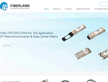 Tablet Screenshot of fiberlandtec.com